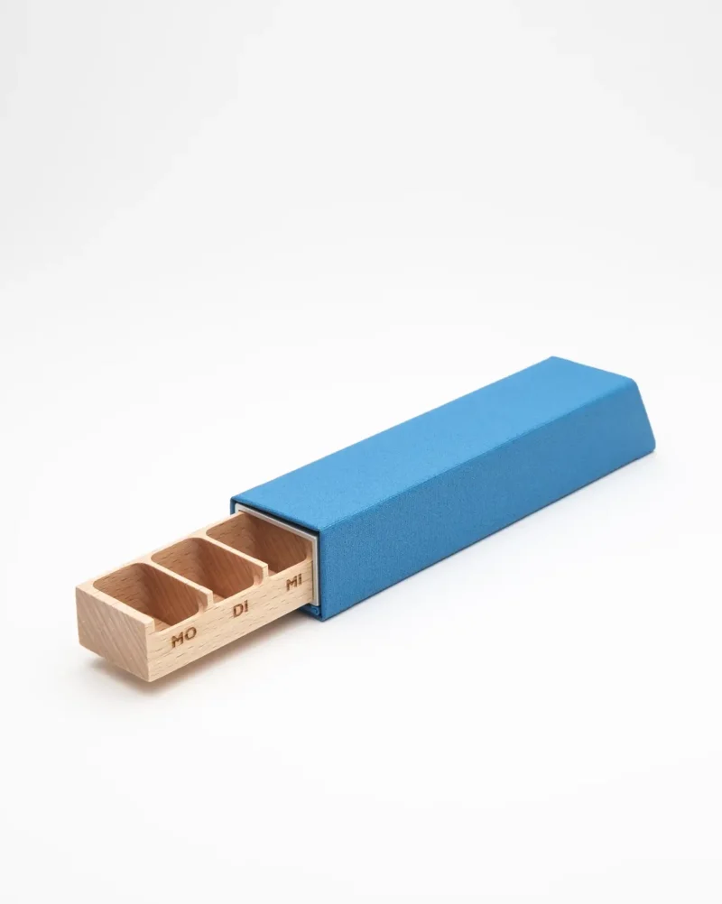 Kombi-Angebot: Monolith L Silber / Buche mit WRAP in blau