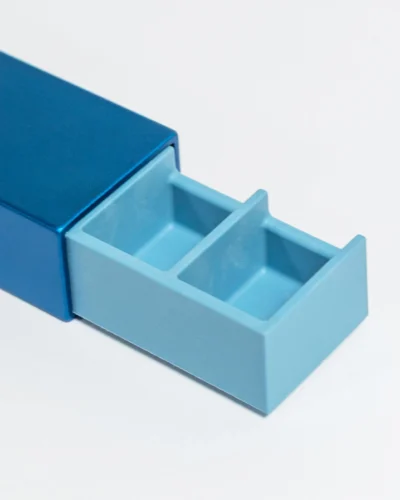 Monolith L Pillendose -Blau blau